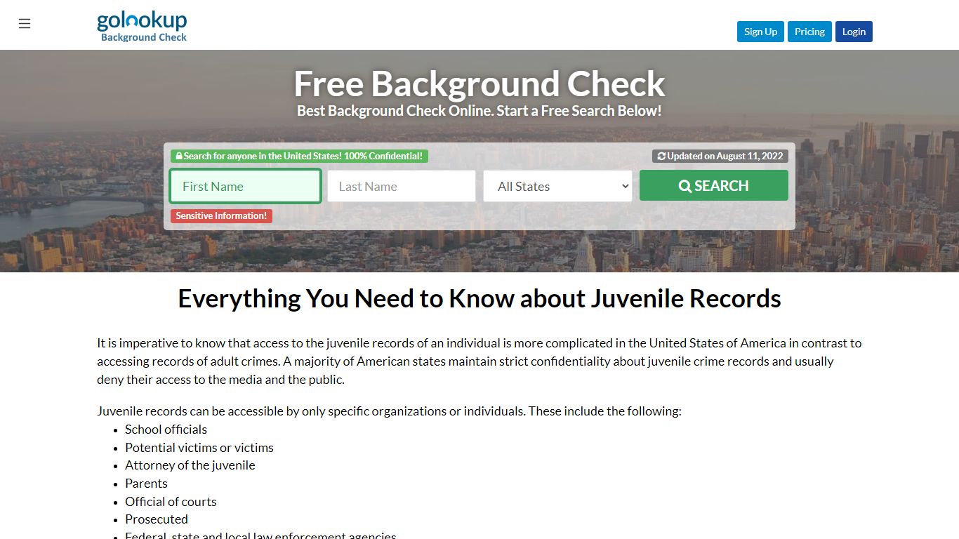 Juvenile Records, How to Check Juvenile Records