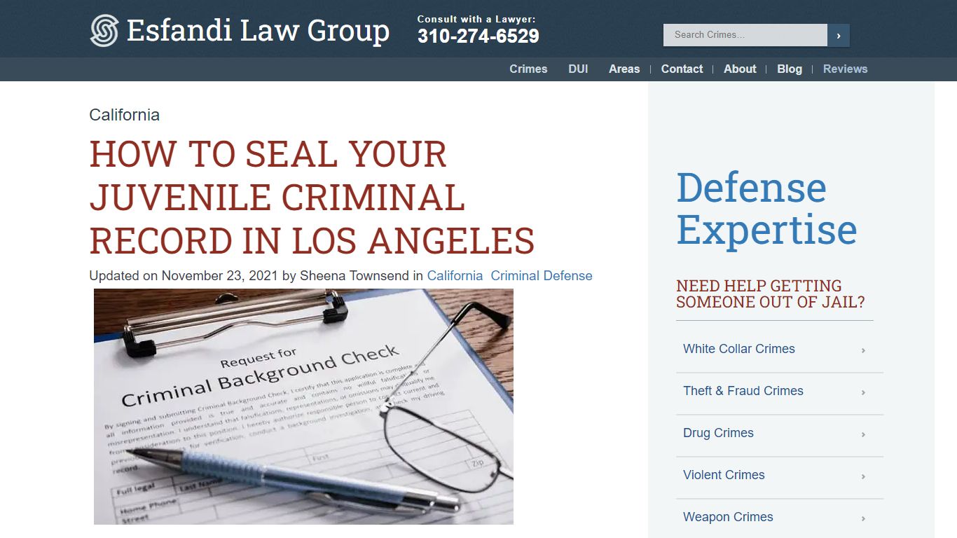 How to Seal Your Juvenile Criminal Record in Los Angeles ...